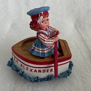 Vintage Madame Alexander Row row your boat music box